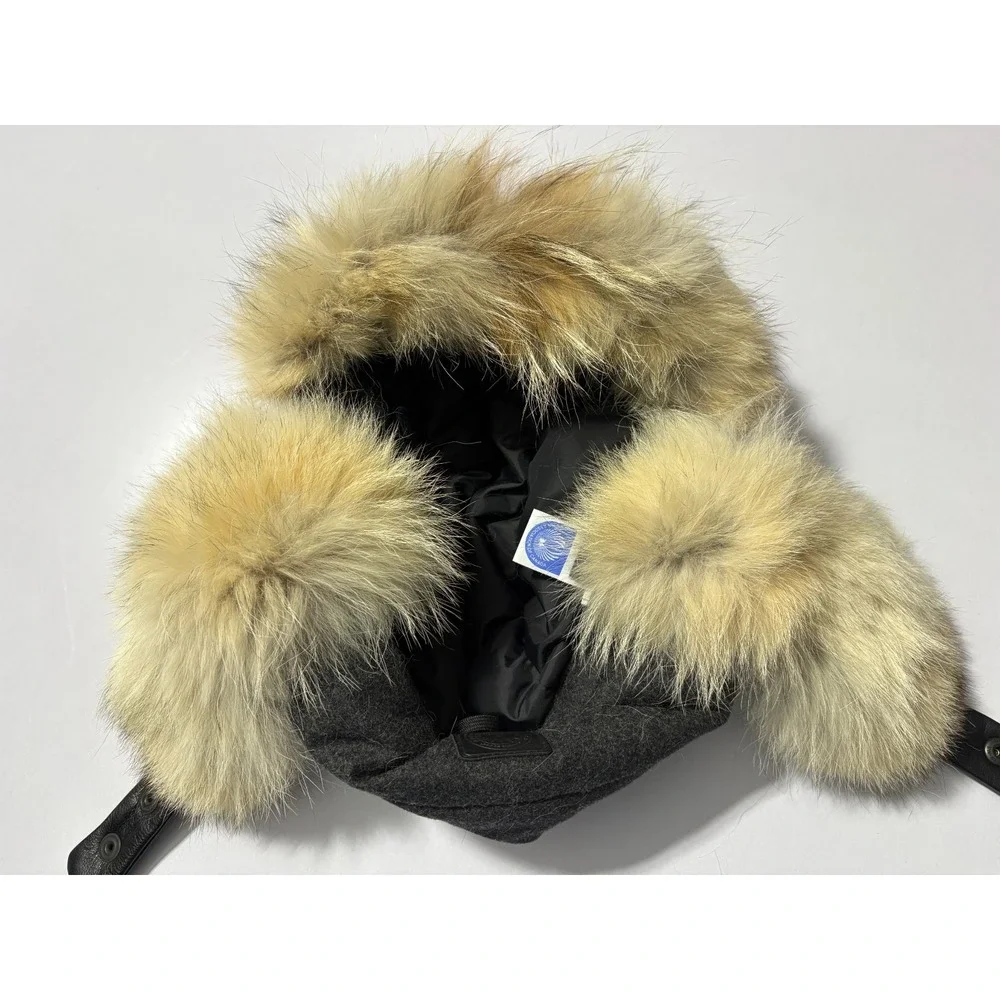 Canada Goose LORO PIANA Pilot Aviator Hat Down Fill Air Canada Size L/XL - Picture 9 of 16